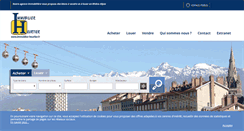 Desktop Screenshot of immobilier-heurtier.fr