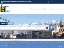 Tablet Screenshot of immobilier-heurtier.fr